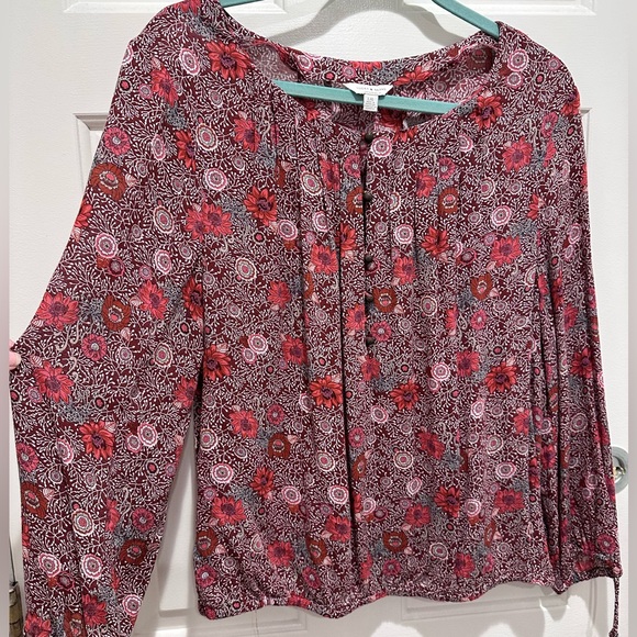 Lucky Brand Tops - Lucky Brand Women’s Long-Sleeve Blouse - Rust